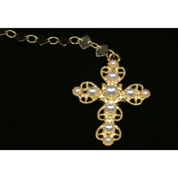 New Thalia Sodi Gold-Tone Pave & Imitation Pearl - Picture 3 of 10